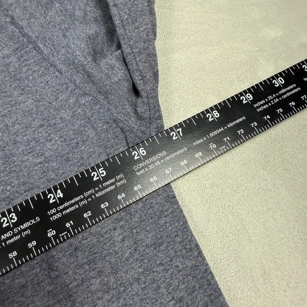 90s Mens Adidas Long Sleeve Side Stripe T-Shirt Streetwear Navy XL